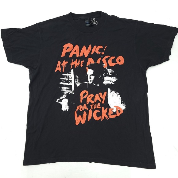Tultex Other - Panic At The Disco PATD‎ T-Shirt Disco Pray For The Wicked Tultex Men's Sz L EUC